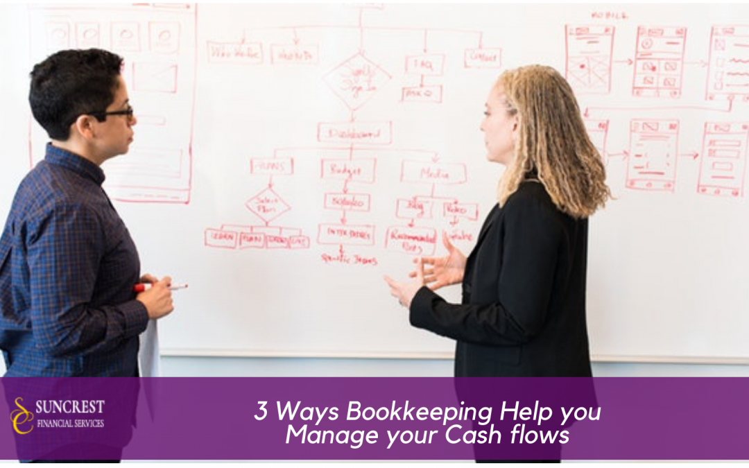 3 Ways bookkeeping help you manage your Cash flows